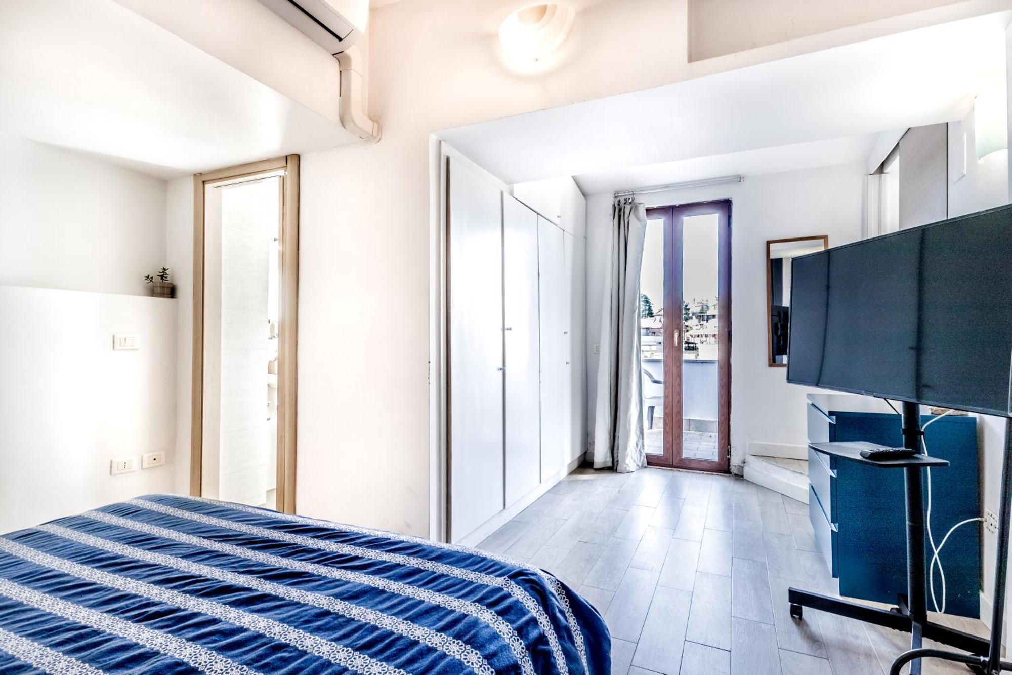 Ferienwohnung Attico Trilocale In Zona Farnesina Rom Exterior foto